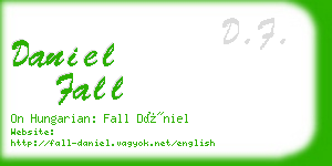 daniel fall business card